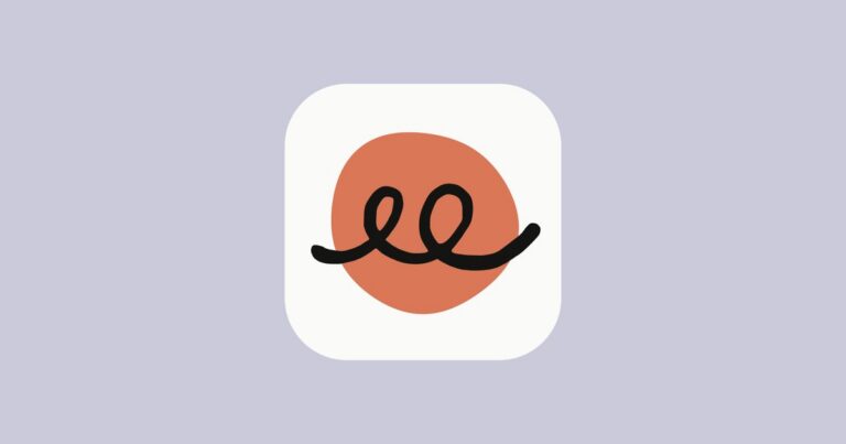 Claude Duet app icon: a black looped line over an orange shape on a white rounded tile